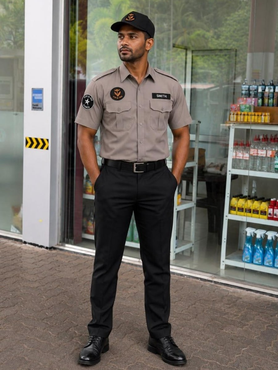Eye Q 365 security services Sri Lanka — disciplined presentable security officer
